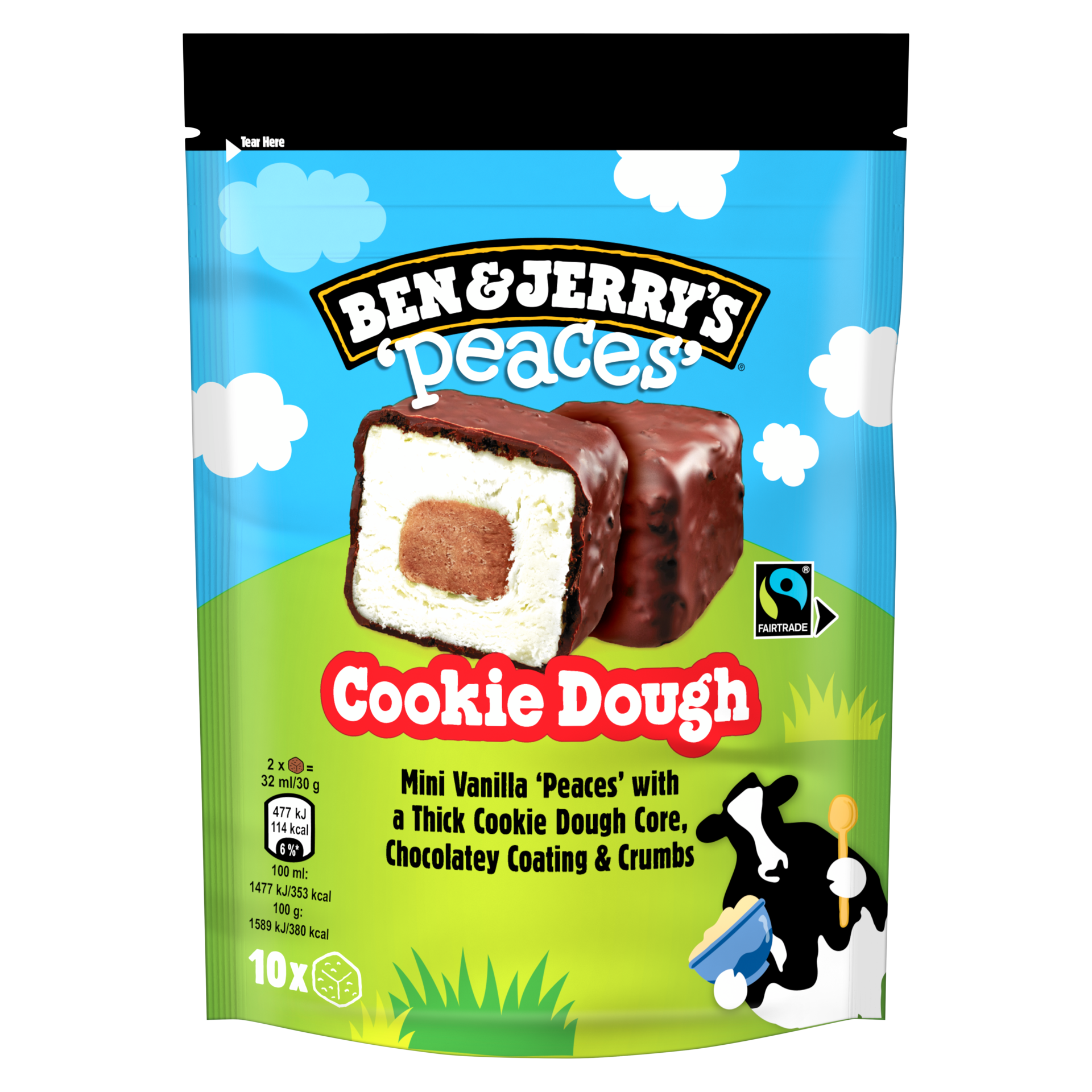 Cookie Dough Peaces Original Ice Cream dough