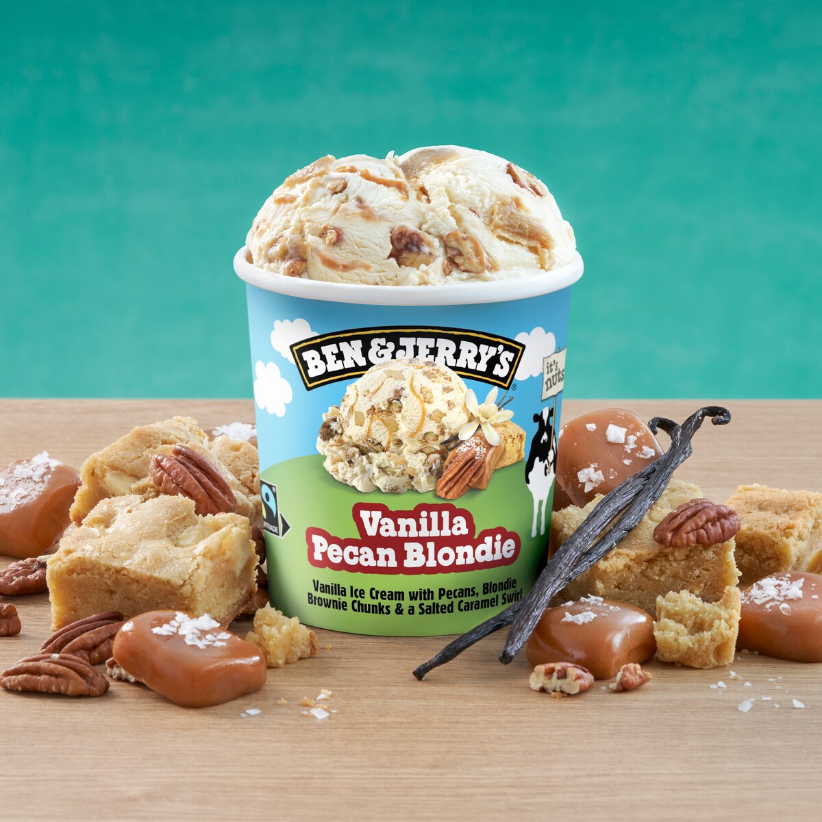 Vanilla Pecan Blondie Glacee - Tub 2 / 4