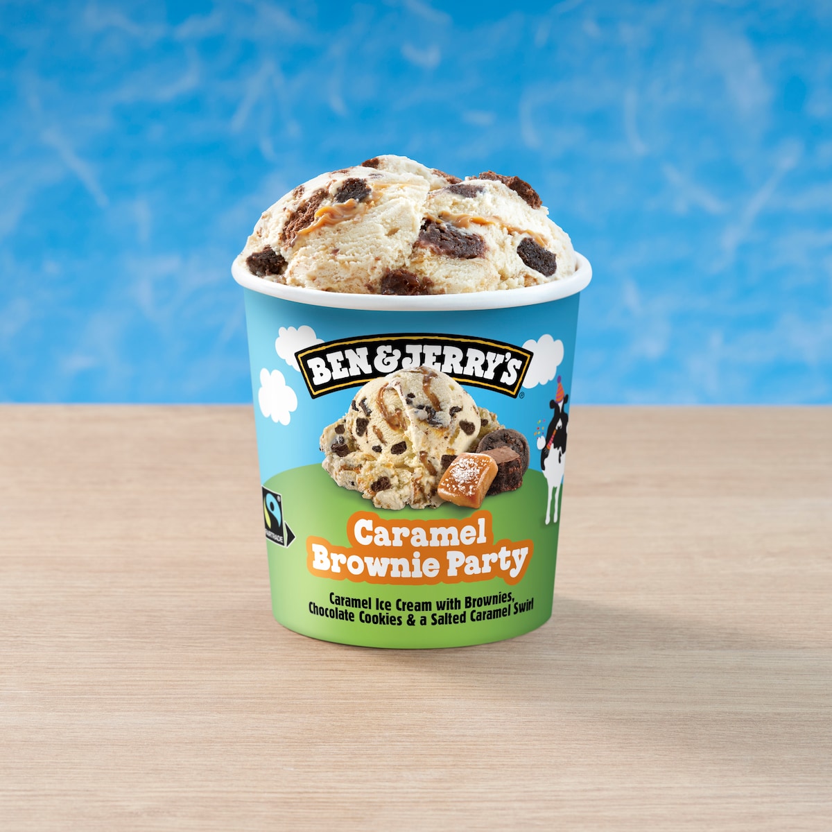 Caramel Brownie Party Glacee - Tub 4 / 4